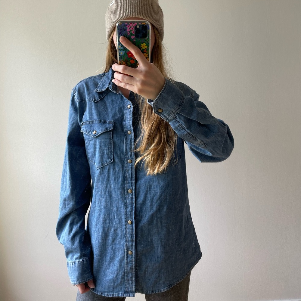 Vintage Wrangler Cowboy Button Down